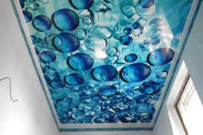 Потолок с эффектом "Пузырьки"