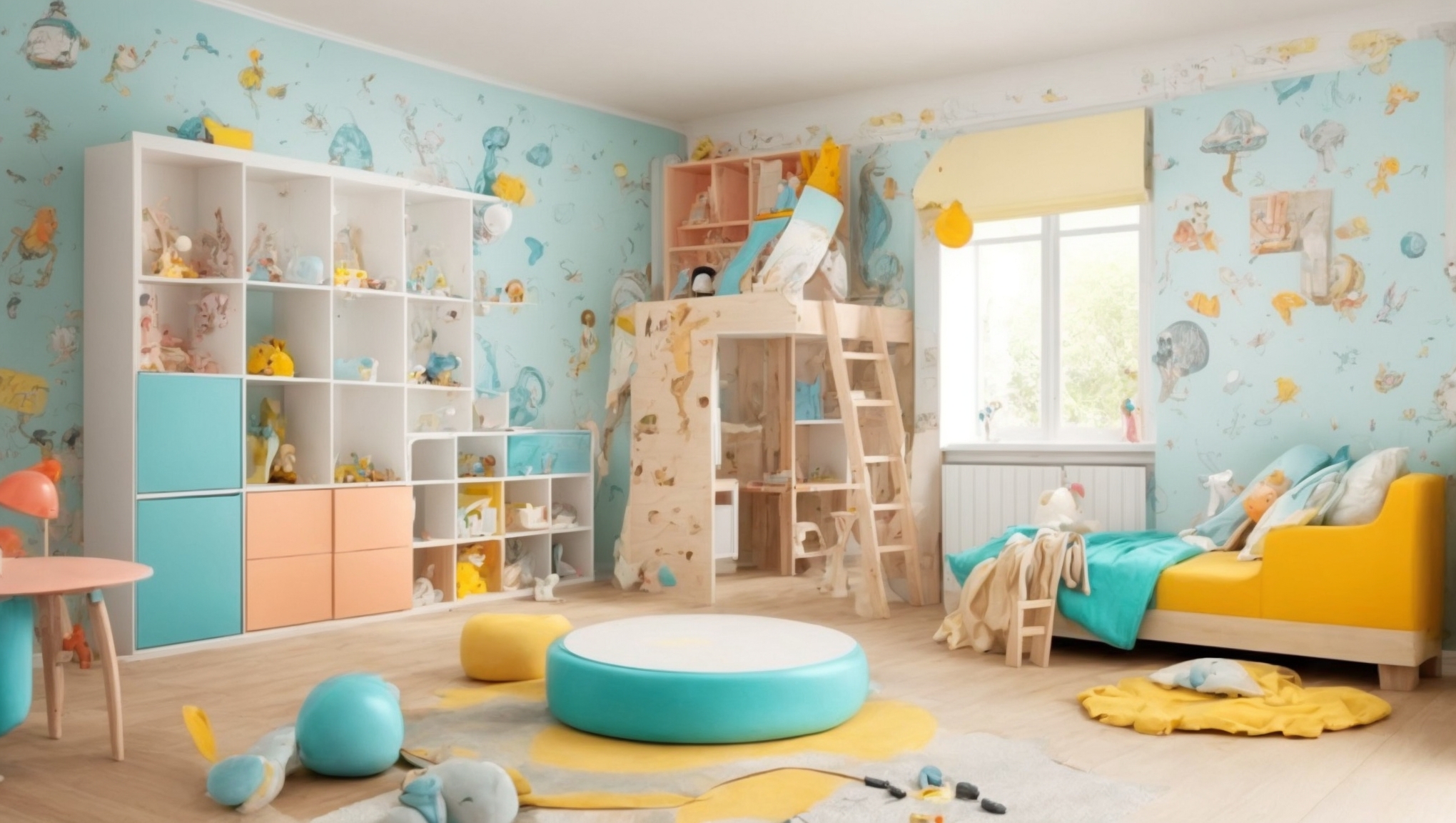 Ремонт детской комнаты безопасность и творческие решения